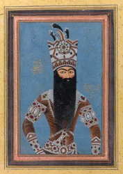 Porträt von FathAli Shah Qajar, 1815